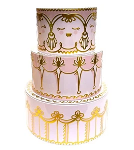 BENEFIT Gimme Some Sugar PINK 2018 EMPTY Decorative Cake Tin NEW FAST SHIP USA - Picture 1 of 4