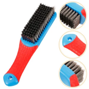 Wire Brush Silicone Handle Metal Brushes for Cleaning Rust Removal - Picture 1 of 12