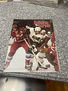 1978 Playoff Blue Line Magazine New England Whalers(Howe) vs. Oilers and Gretzky - Picture 1 of 4