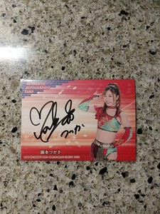 BBM 2021 Women's Pro-Wrestling Tsukasa Fujimoto Autograph Card Limited To 100