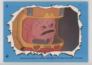 1990 Topps Teenage Mutant Hero Turtles Ireland Stickers Krang #1 0c4