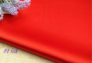 1 yard X 1.48 meter Slightly Stretch Satin Material Charmeuse Fabric - Picture 1 of 26