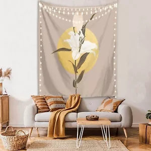 Boho Tapestry Abstract Floral Large Bed Room Decor Flower Aesthetic Wall Art Y2K - Picture 1 of 4