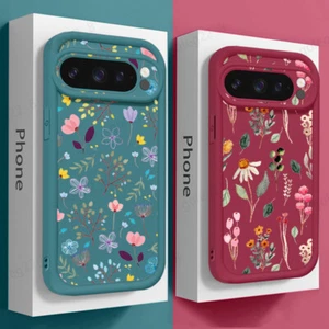 Phone Case For Google Pixel 9 Pro XL 8 Pro 8A Shockproof Flower TPU Soft Cover - Picture 1 of 19