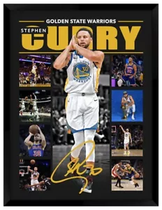 Stephen Curry Golden State Warriors NBA signed Framed Memorabilia - Picture 1 of 2