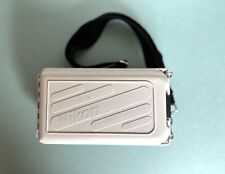 Nikon Hard Small Camera White Case w/Strap Plastic Travel  & Padding