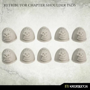 Almohadillas de hombro Retributor Chapter (10) Bitz Bits Kromlech Resin KRCB248 resina nuevas - Imagen 1 de 4