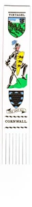 Tintagel Cornwall Leatherette Bookmark - Picture 1 of 1
