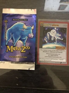 MetaZoo MegaCon 2021 promo card + booster pack BOTH SEALED - Picture 1 of 5