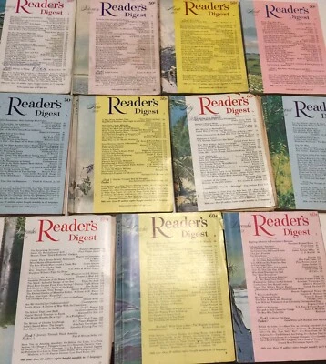 Lot of 11 Issues 1971 Readers Digest Magazines Vietnam Inflation - Imagem 1 de 4