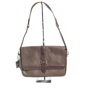 Cole Haan Ava Shoulder Bag Purse Mocha Skin Print  NWT $398 - Picture 1 of 12