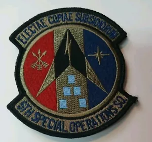 USAF 5º ESCUADRÓN DE OPERACIONES ESPECIALES - Hurlburt Fld, FL - PARCHE H/L a todo color - Imagen 1 de 2
