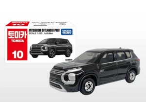 [TOMY] TOMICA 10 Mitsubishi Outlander PHEV schwarz 1. Edition 1/63 Diecast Auto - Bild 1 von 4