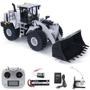 US Stock WA470 Hydraulic RC Loader 1/14 Metal RTR Truck Motor Servo Light Sound - Bild 1 von 11