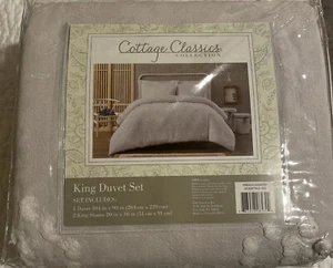 Cottage Classics 100 % Baumwolle King/Groß Bettbezug Set - Bild 1 von 5