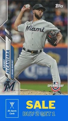 2020 Topps Opening Day #49 Sandy Alcantara - Image 1 of 2