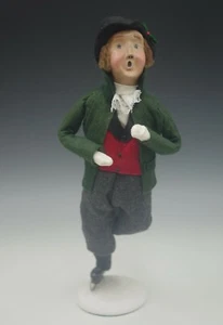BYERS CHOICE CAROLERS 1993 SKATERS VICTORIAN MAN SKATER LIMITED 92/100 SIGNED - Bild 1 von 9