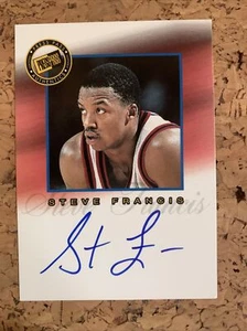 Steve Francis '01 Press Pass PRO SIGNATURES ON-CARD Auto Houston Rockets RARE SP - Picture 1 of 2