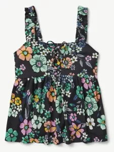Justice Girl's Knit Lace Up Babydoll Tank Size XL Plus (16P/18P) - Picture 1 of 1