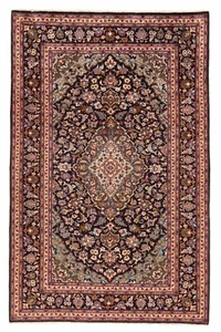 Najafabad Handgeknüpfter Perserteppich 303x197 cm-Nachtblau,Orient,Carpet,Rug - Picture 1 of 10