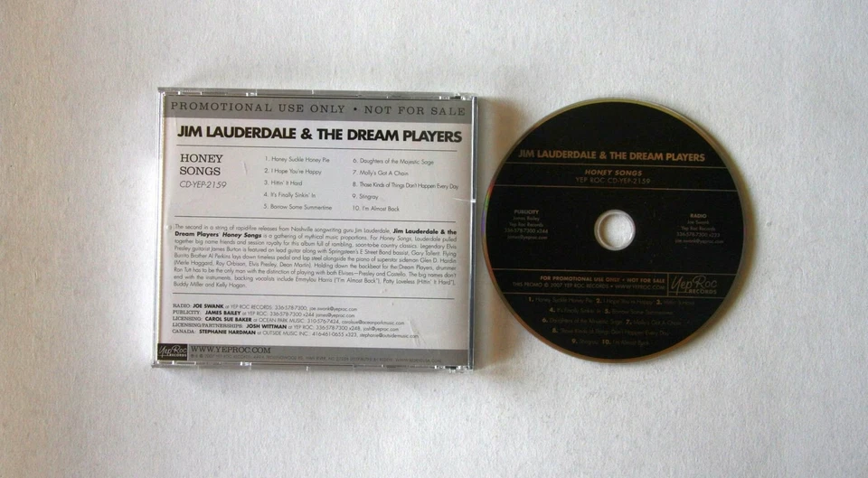 Jim Lauderdale & The Dream Players Honey Songs Adv US CD 2007 Country - Bild 1 von 1