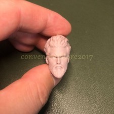 1/12 Scale Jason Momoa Aquaman Head Sculpt Unpainted fit 6" Figure Mez One:12