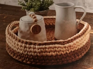 CROCHET ~ “Two Tone Tray & Towel Toppers” ~ PATTERN ~ - Picture 1 of 3
