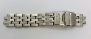 Stainless Steel Swiss Military Watch Bracelet Z Clasp with spare links - Picture 1 of 6