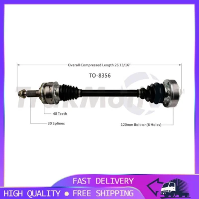 New Rear Driver Left CV Axle Shaft Assembly TrakMotive For Lexus LS400 95-00 - Image 1 of 3