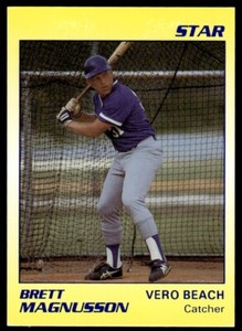 1989 Star Brett Magnusson Vero Beach Dodgers #30