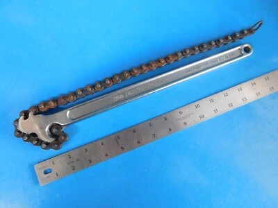 HERRAMIENTAS BLUEPOINT USADAS "15 IN."  LLAVE DE CADENA, PARTE # CW15 EE. UU. Foto 1 de 4