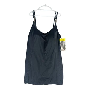Longitude Swim Suit Womens 34W Black One Piece Latitude Control Beach Pool - Picture 1 of 8