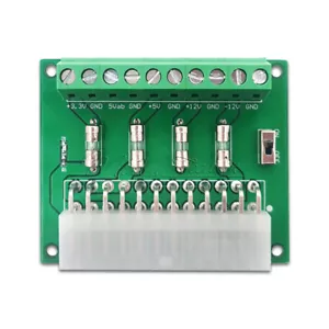 24 PIN 20 PIN ATX Desktop PC Power Supply Breakout Adapter Extension Board - Bild 1 von 8