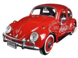 1966 VOLKSWAGEN BEETLE W/BOTTLE CASES "COCA-COLA" 1/24 MOTORCITY CLASSICS 424067 - Picture 1 of 6