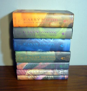 Harry Potter Complete 1-7 HC Set JK Rowling All 1st Edition w DJ Chambers no # - Picture 1 of 8