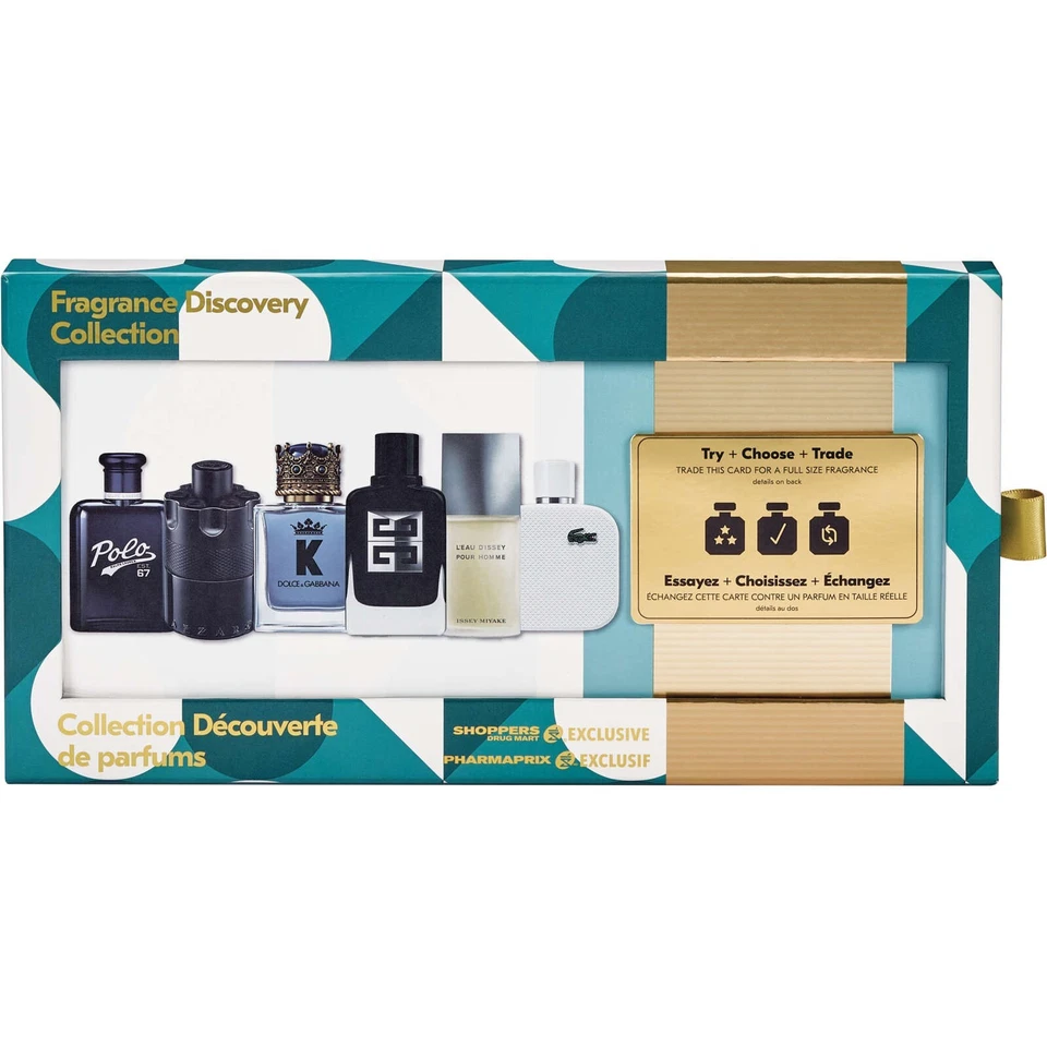 Shoppers Beauty Fragrance Discovery Collection For Him Dolce Gabbana Miyake NEW - Image 1 of 1