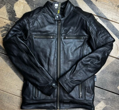 Bobhead Motorcycle Protective Leather Reaper Jacket AAA Rated - Image 1 of 4