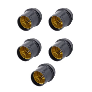 5Pcs E27 4A Light Bulb Lamp Holder Pendant Edison Screw Cap Socket Vintage C - Picture 1 of 14