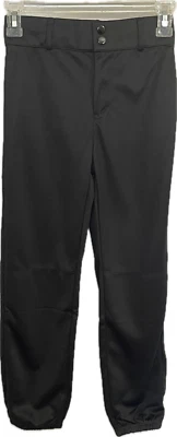 QBK Baseball Pants Black Unisex Boys Girls Size S - Image 1 of 4