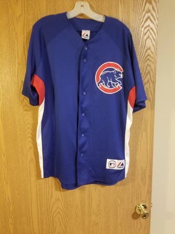 Alfonso Soriano # 12 Chicago Cubs Majestic Jersey Men's Large EUC Cover