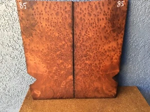 Redwood Burl Panels Wood Lumber Knife Scales   5/8" x 8" x 18 1/4" - #T85 - Picture 1 of 9