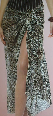 Damen Pareo Blautöne oder Brauntöne 110x190cm NEU - Bild 1 von 2