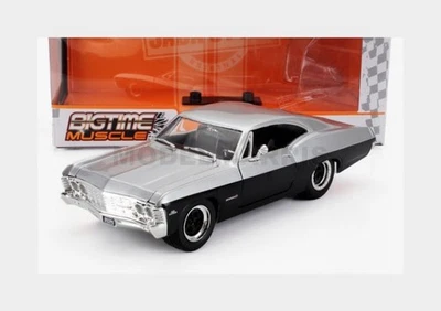 JADA 35217 CHEVROLET - IMPALA SS COUPE 1967 - SILVER BLACK - 1/24 - Immagine 1 di 2