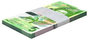 East Caribbean States 5 Dollars, 2021 ND, P-56, UNC Polymer X 100 PCS Bundle - Picture 1 of 2