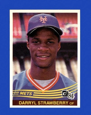 1984 Donruss Set-Break # 68 Darryl Strawberry RC NM-MT OR BETTER *GMCARDS* - Image 1 of 2