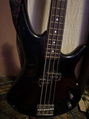 IBANEZ Mikro Gio Soundgear 4-String Black Right Handed Bass Guitar - Image 1 of 4