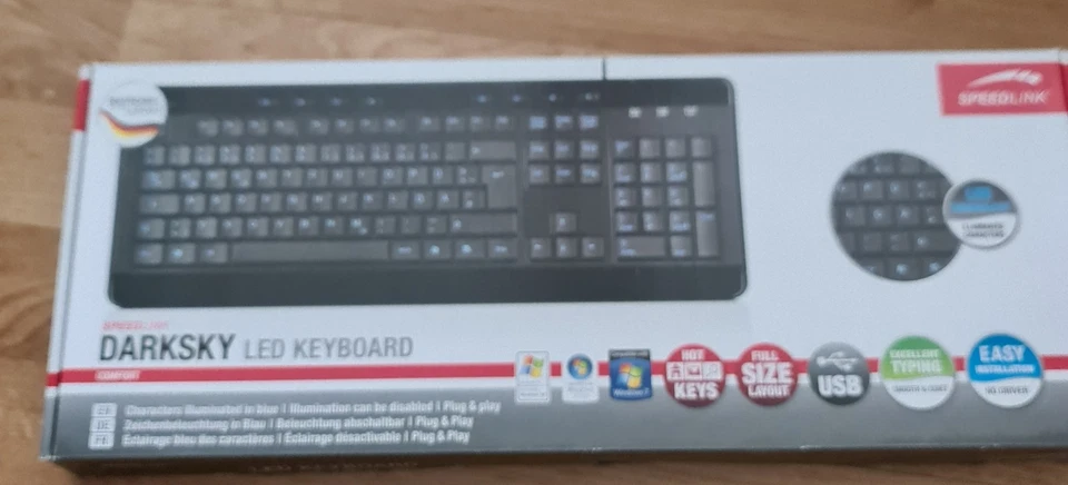 Speedlink Darksky LED Keyboard - Bild 1 von 4