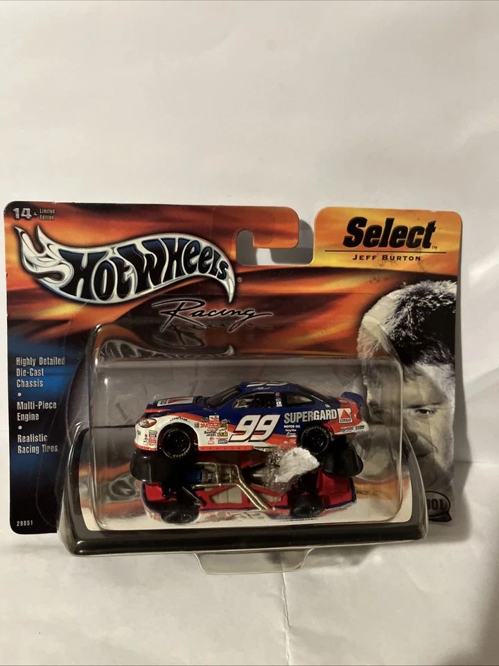 Hot Wheels 2001 Racing Jeff Burton Select NASCAR 压铸汽车 — 第 1/1 张图片