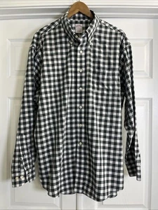 Brooks Brothers 346 Shirt Long Sleeve XL Green Plaid Button Up Cotton Nice! - Picture 1 of 9