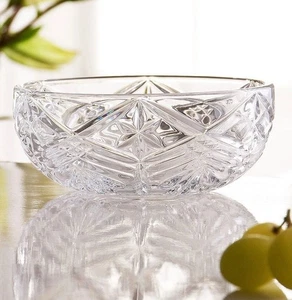 GALWAY KRISTALL SYMPHONIE Schale geschliffen Bleikristall 6" Made in Ireland Neu offene Box - Bild 1 von 9